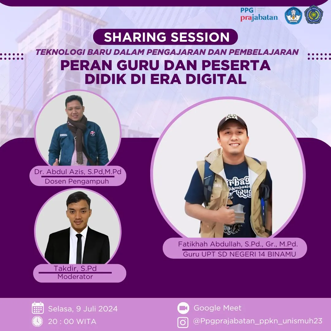 Peran guru dan peserta didik di era digital